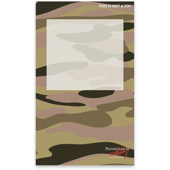 You Are Enough Inspirational Enamel Keychain | Camo and Floral Design NWT - Picture 2 of 3